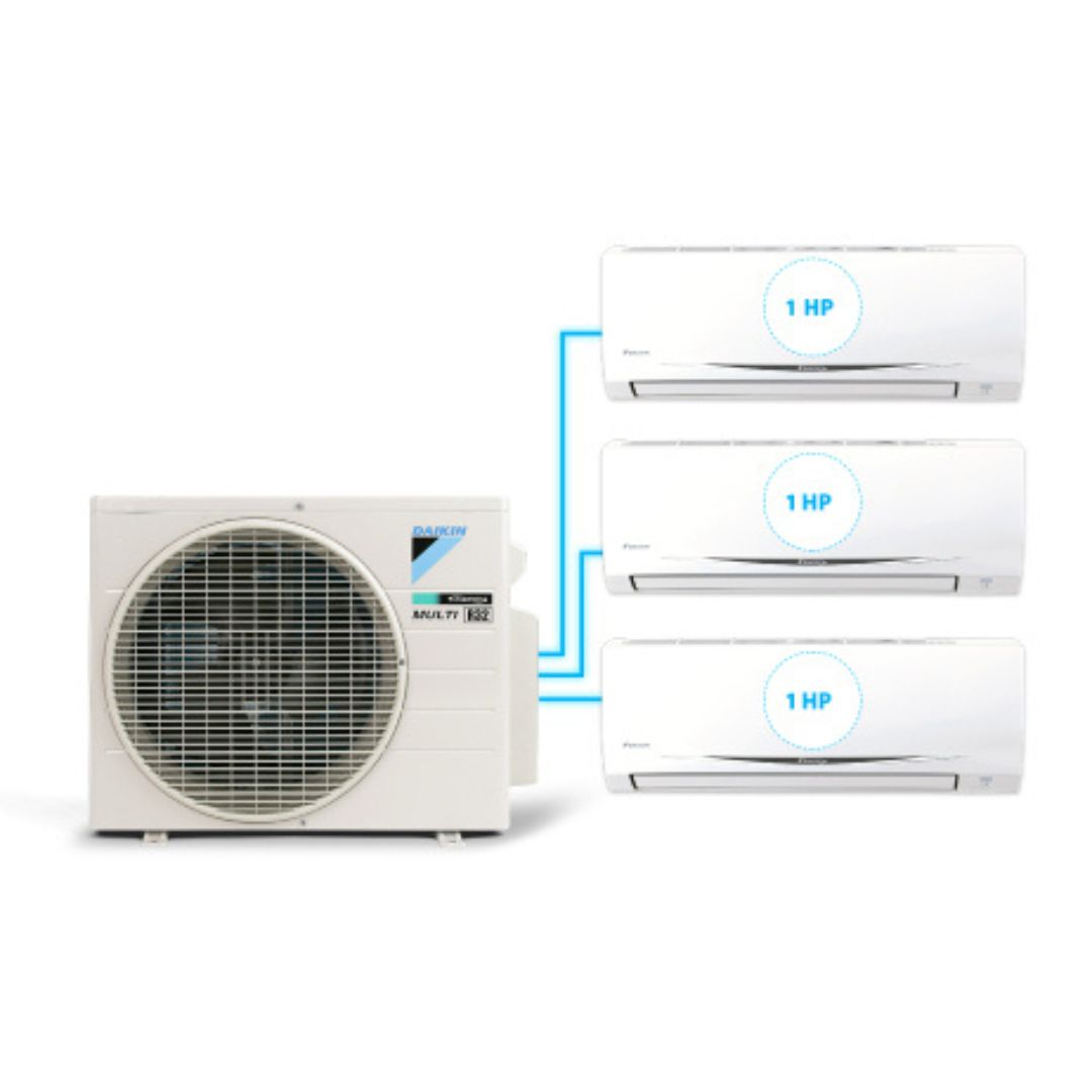 Combo 3 dàn lạnh Điều Hòa Inverter Multi S – 1HP + 1HP + 1HP